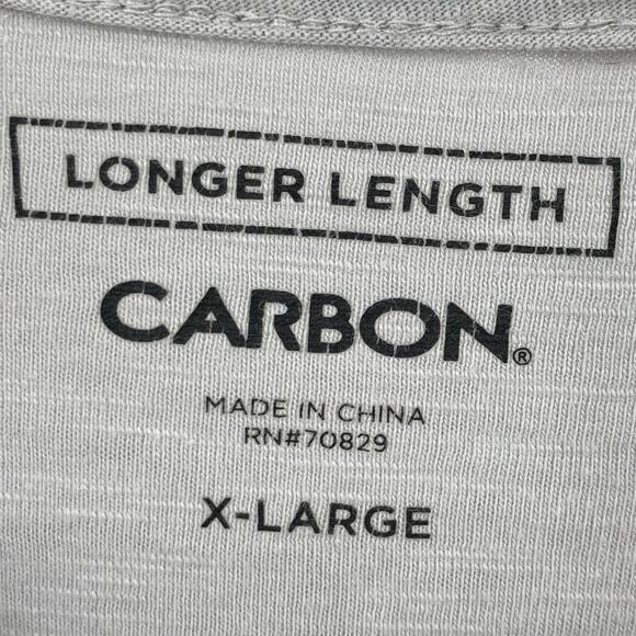 Carbon Gray Basic Longer Length Lightweight Crew Neck Short Sleeve Tee T Shirt - Picture 2 of 6